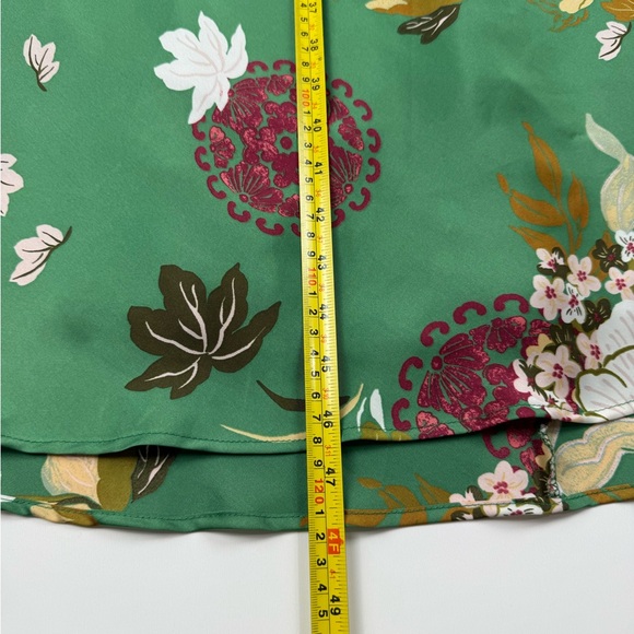 Zara Floral Midi Satin Slip Dress Fairy Bloomcore Blogger Glam Size M - Picture 7 of 12